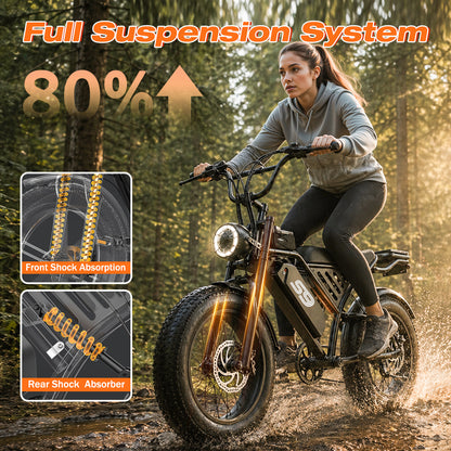 Off-road electric motorcycle, electric bicycle
